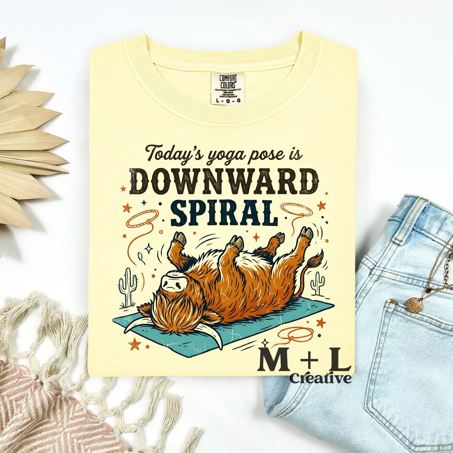 Downward Spiral Cow