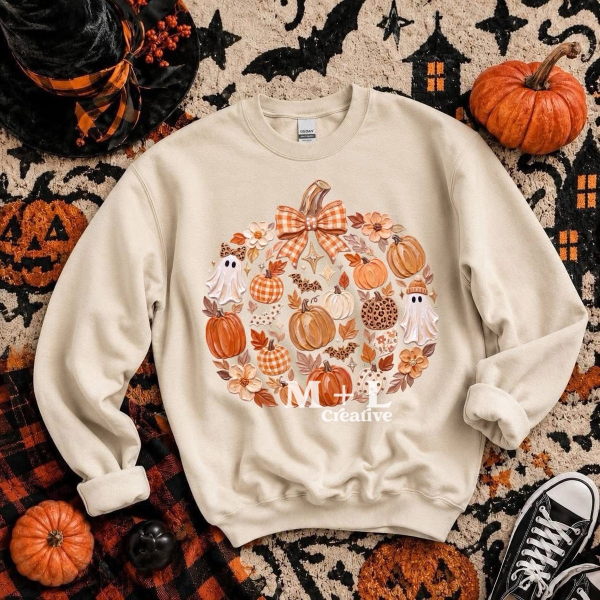Hand Painted Fall Pumpkin