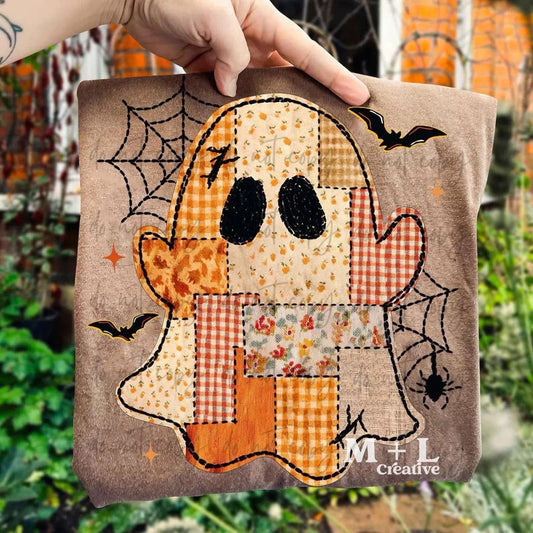 Patchwork Halloween Ghost