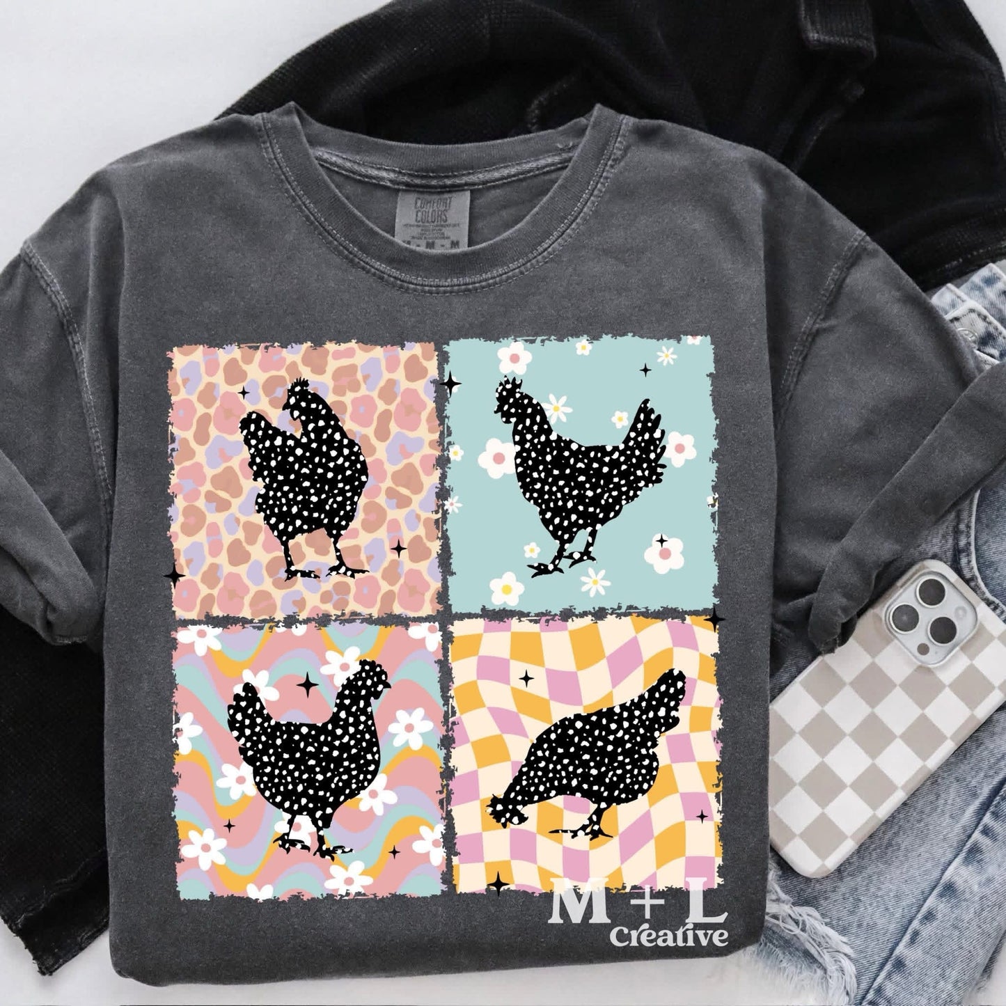Retro Chickens