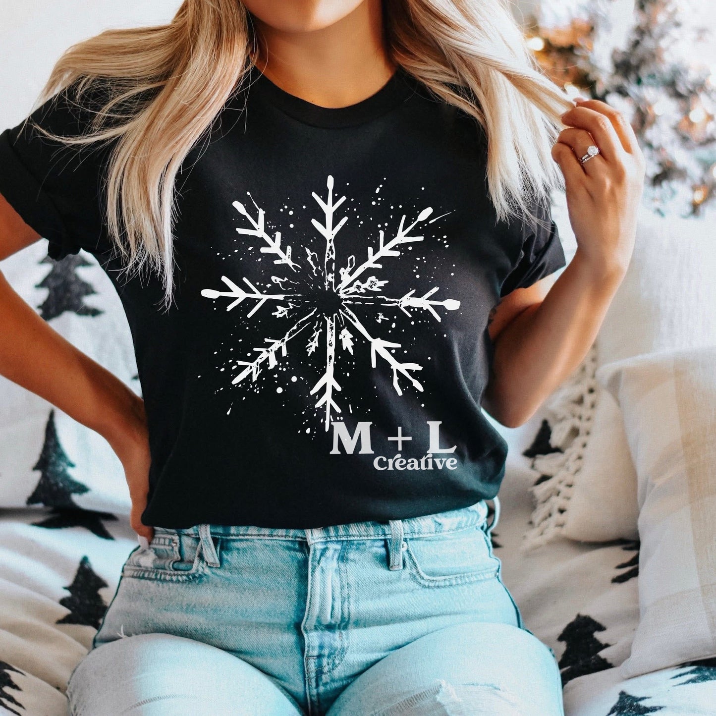 Snowflake Distressed