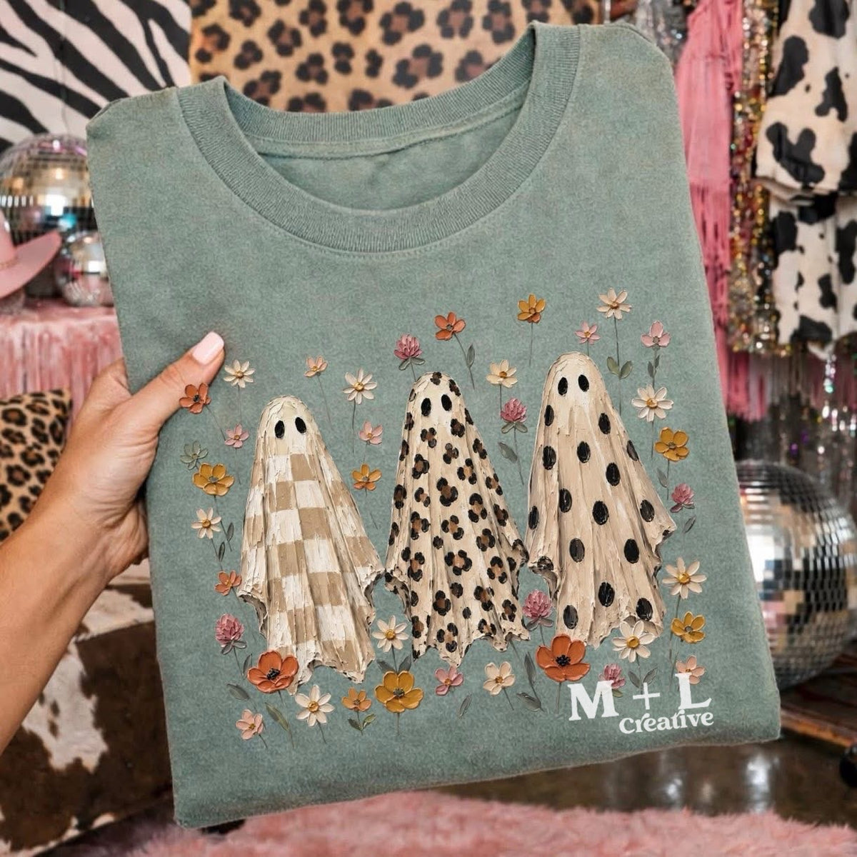 Floral Ghostie Trio