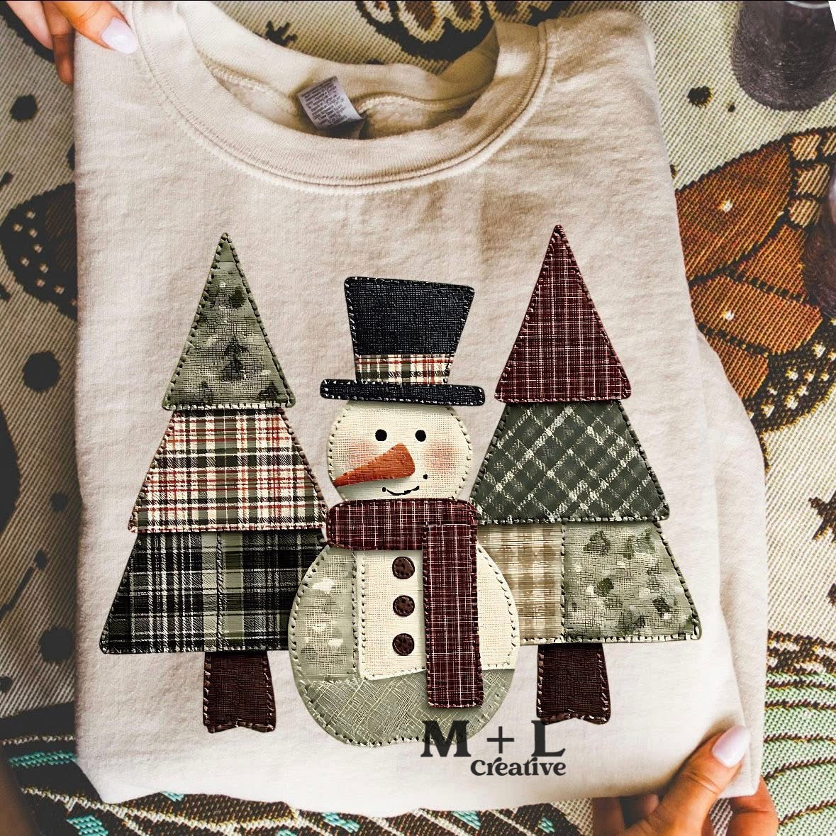 Patchwork Snowman