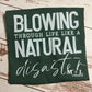 Natural Disaster White Ink