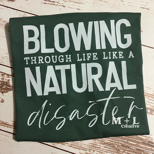 Natural Disaster White Ink