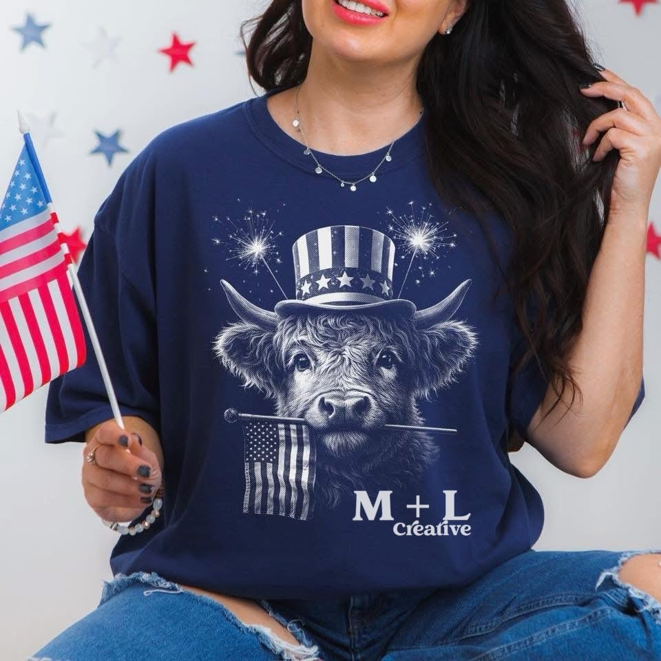 Patriotic Cow