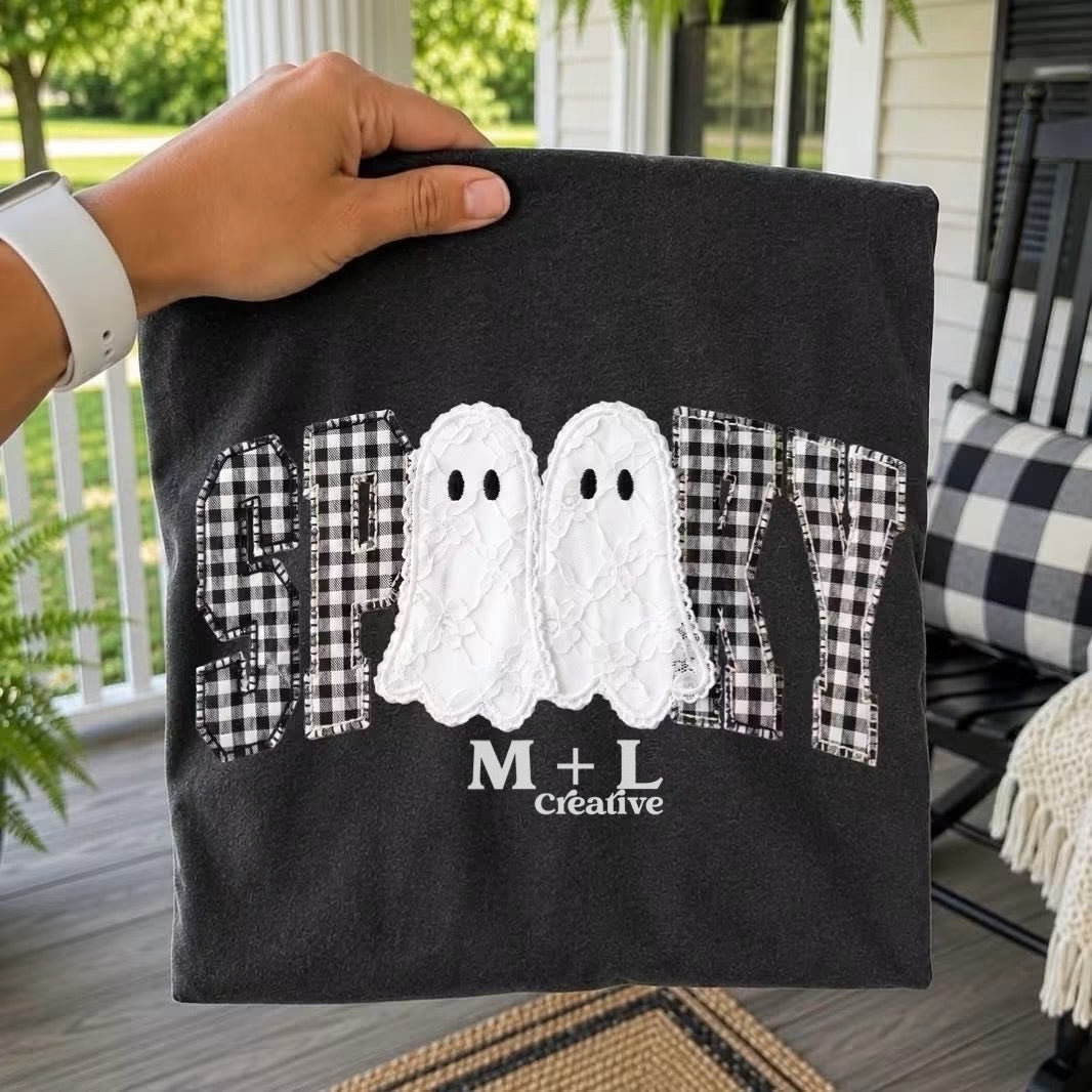Lace and Fabric Spooky