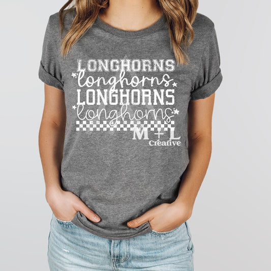 Longhorns Repeat White