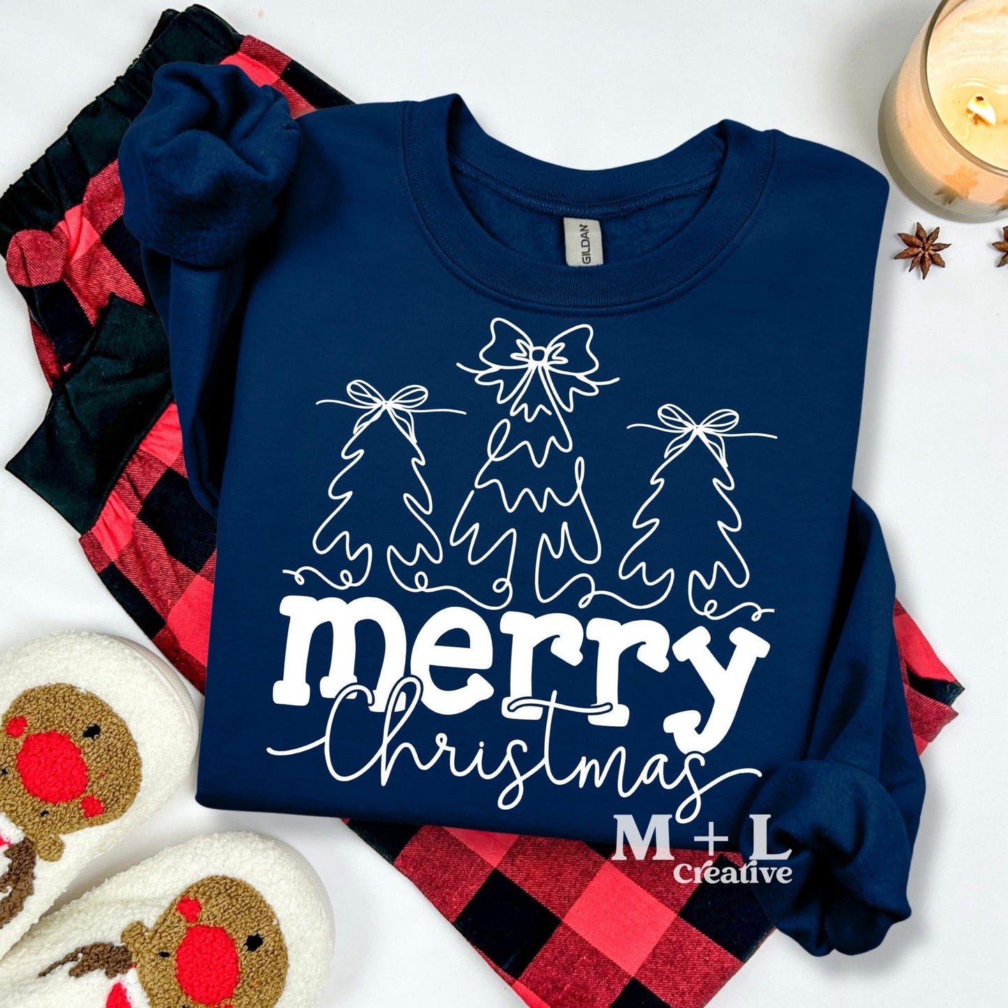 Merry Christmas Doodle Trees