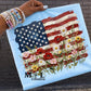 Floral USA Flag