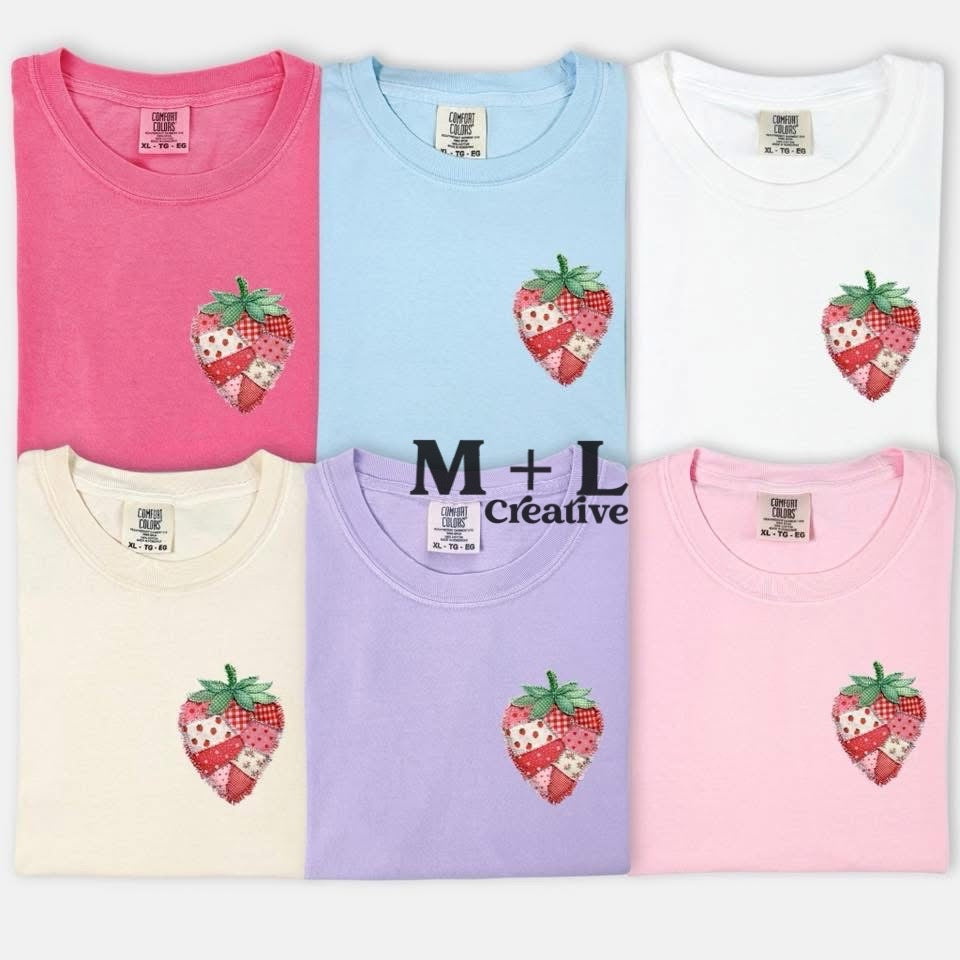 Pocket Patchwork Strawberry