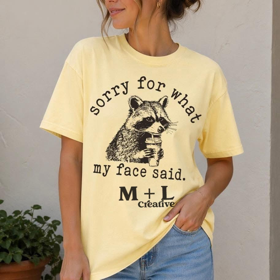 Sorry for What my Face Said