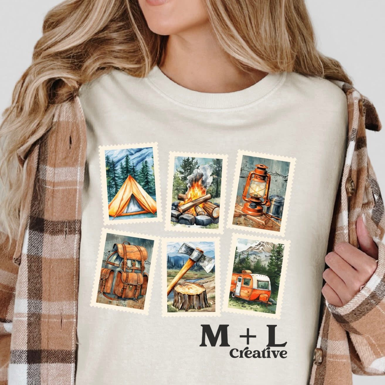 Camping Stamps