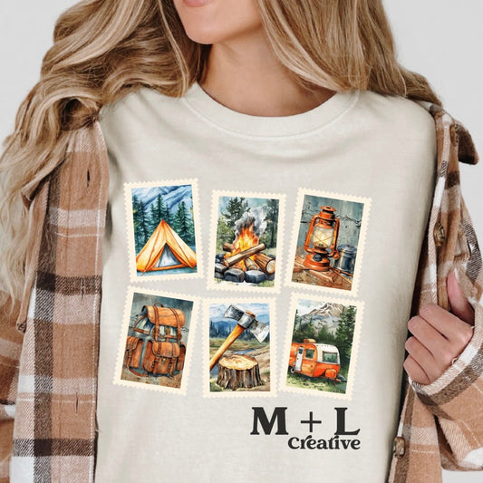 Camping Stamps