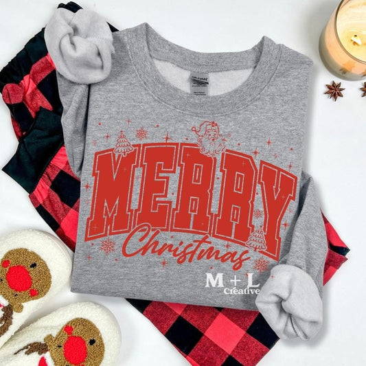 Merry Christmas Red Ink