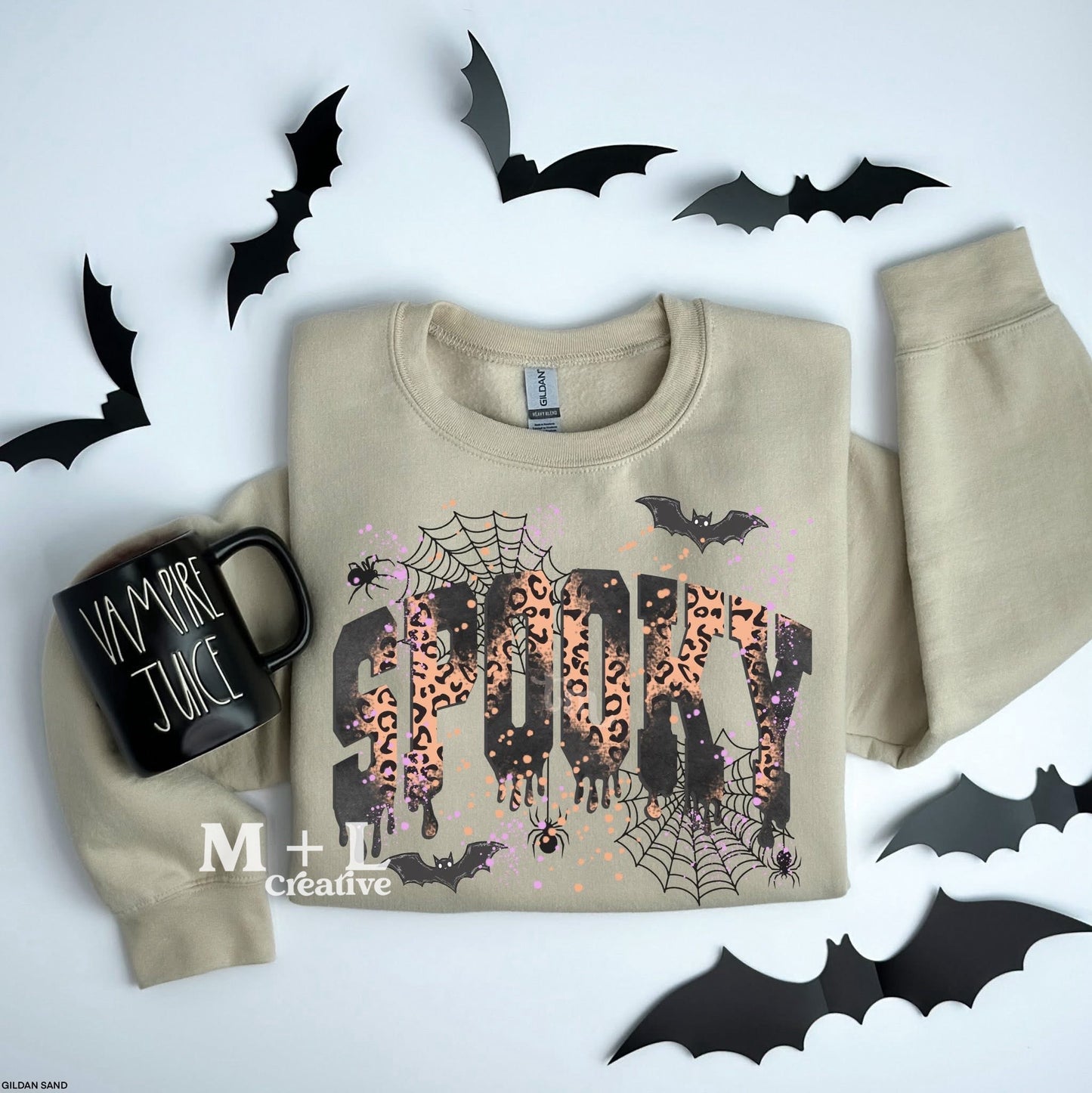 Spooky Leopard Print Drip