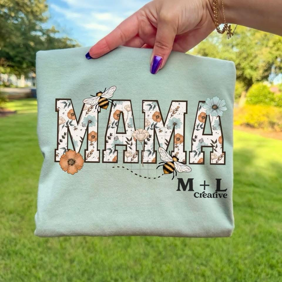 Floral Bee Mama
