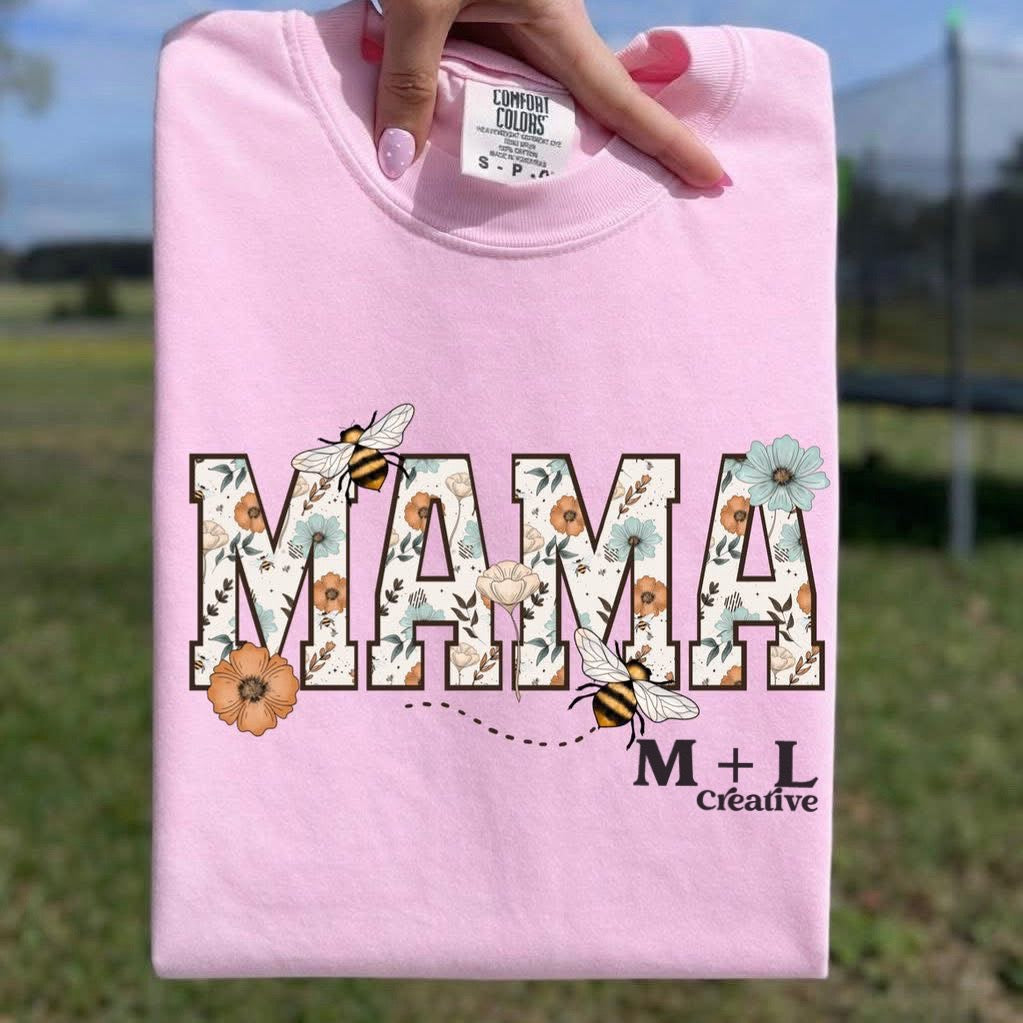 Floral Bee Mama