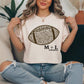 Leopard Football Brown Ink