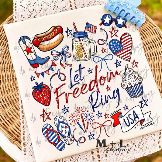 Let Freedom Ring Doodle