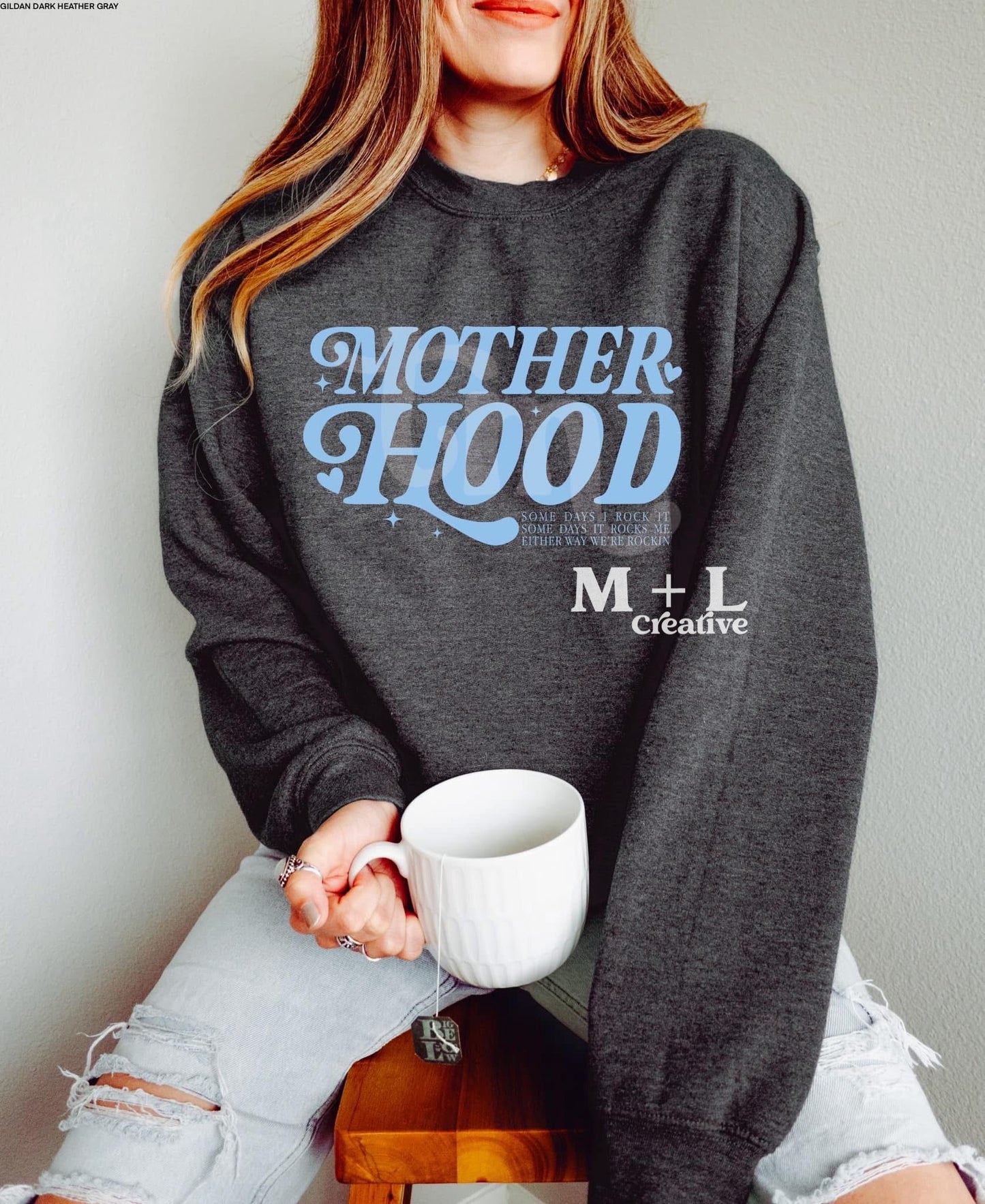 Motherhood Light Blue Ink