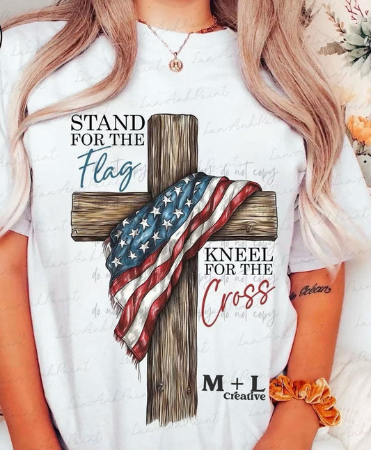 Stand For The Flag Kneel For The Cross