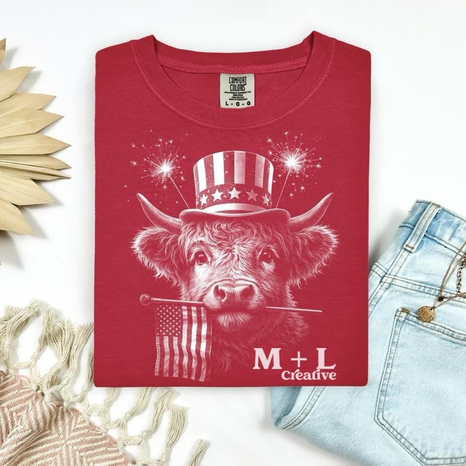 Patriotic Cow