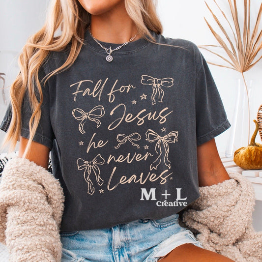 Fall For Jesus Brown Ink