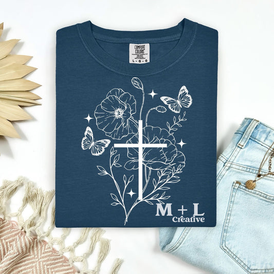 Floral Cross