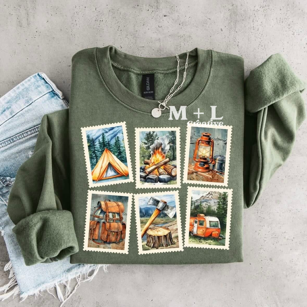 Camping Stamps