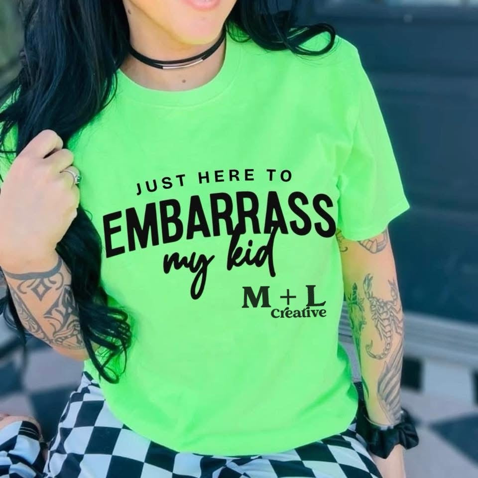 Just Here to Embarrass My Kid