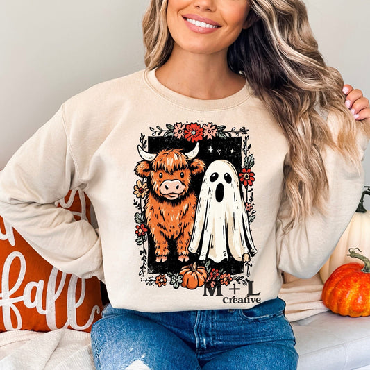 Cow with Ghost