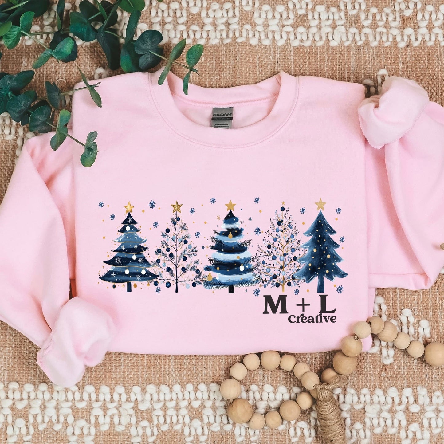 Blue Christmas Trees