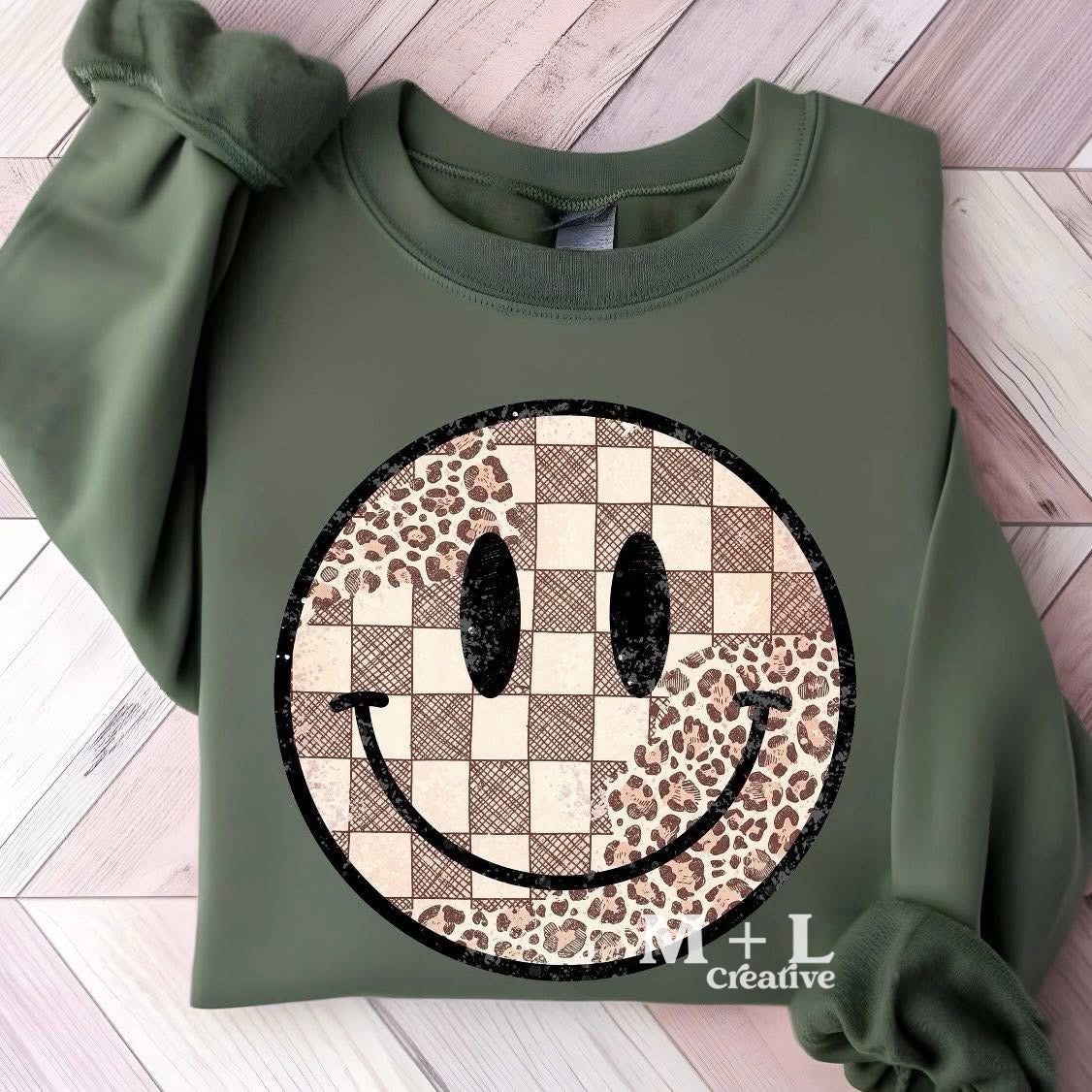 Checker Leopard Smile