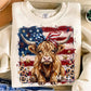 Highland Cow Faux Paint