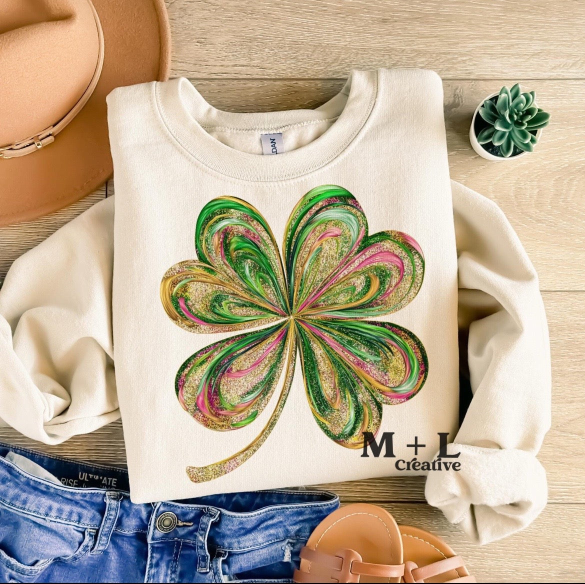 Watercolor Clover