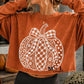 Mixed Pattern Pumpkin Doodle