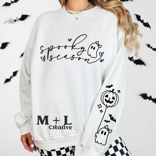 Spooky Season with Ghost Sleeve