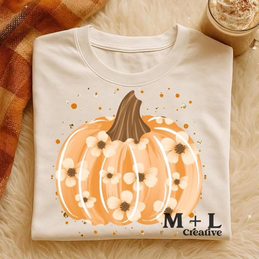 Floral Pumpkin
