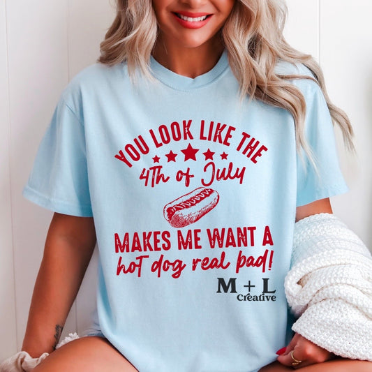 You Look Like the 4th of July Red