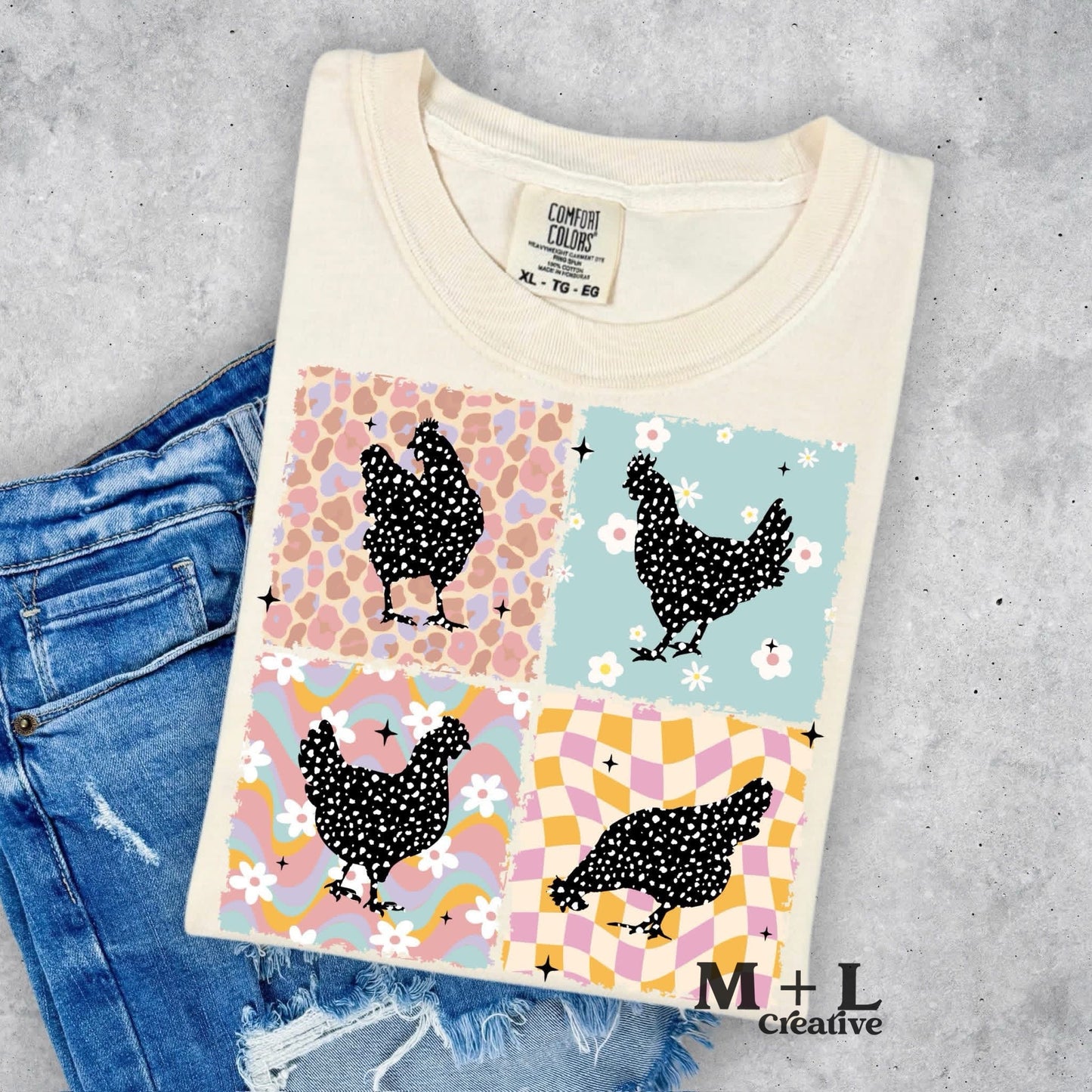 Retro Chickens