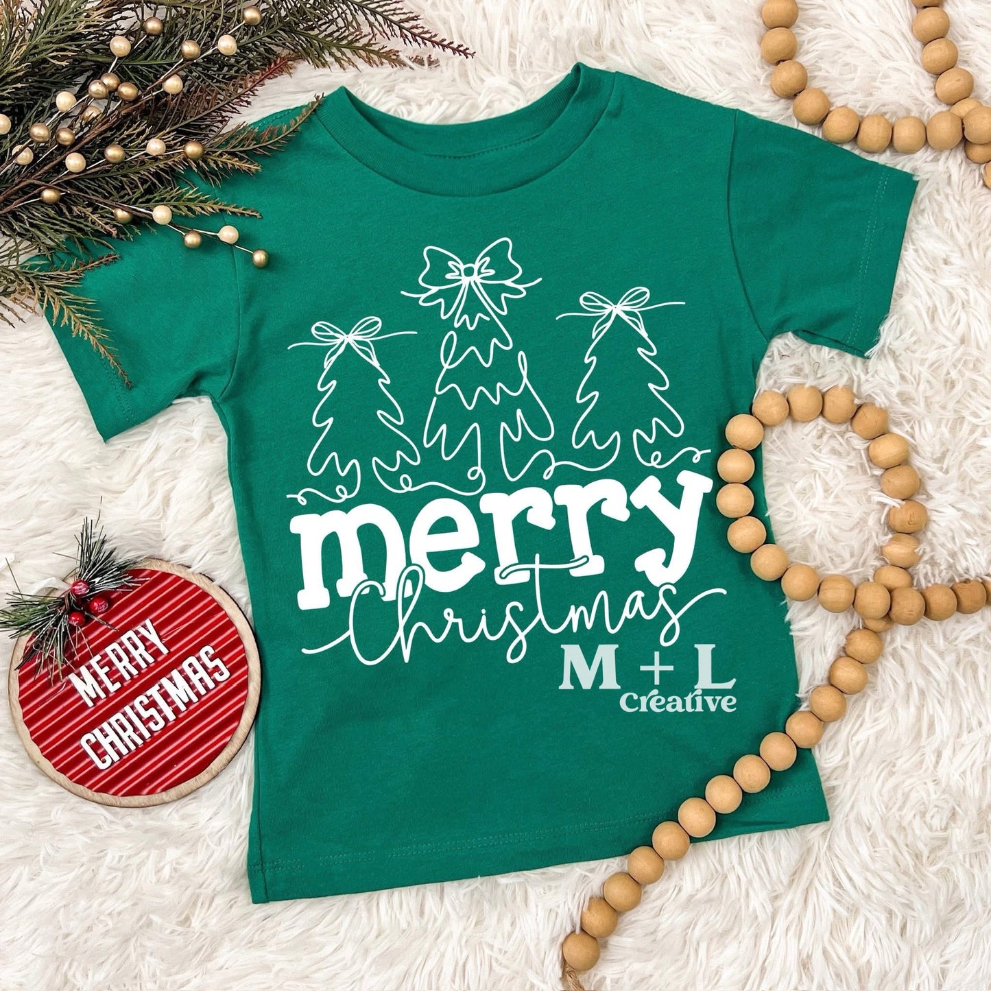 Merry Christmas Doodle Trees