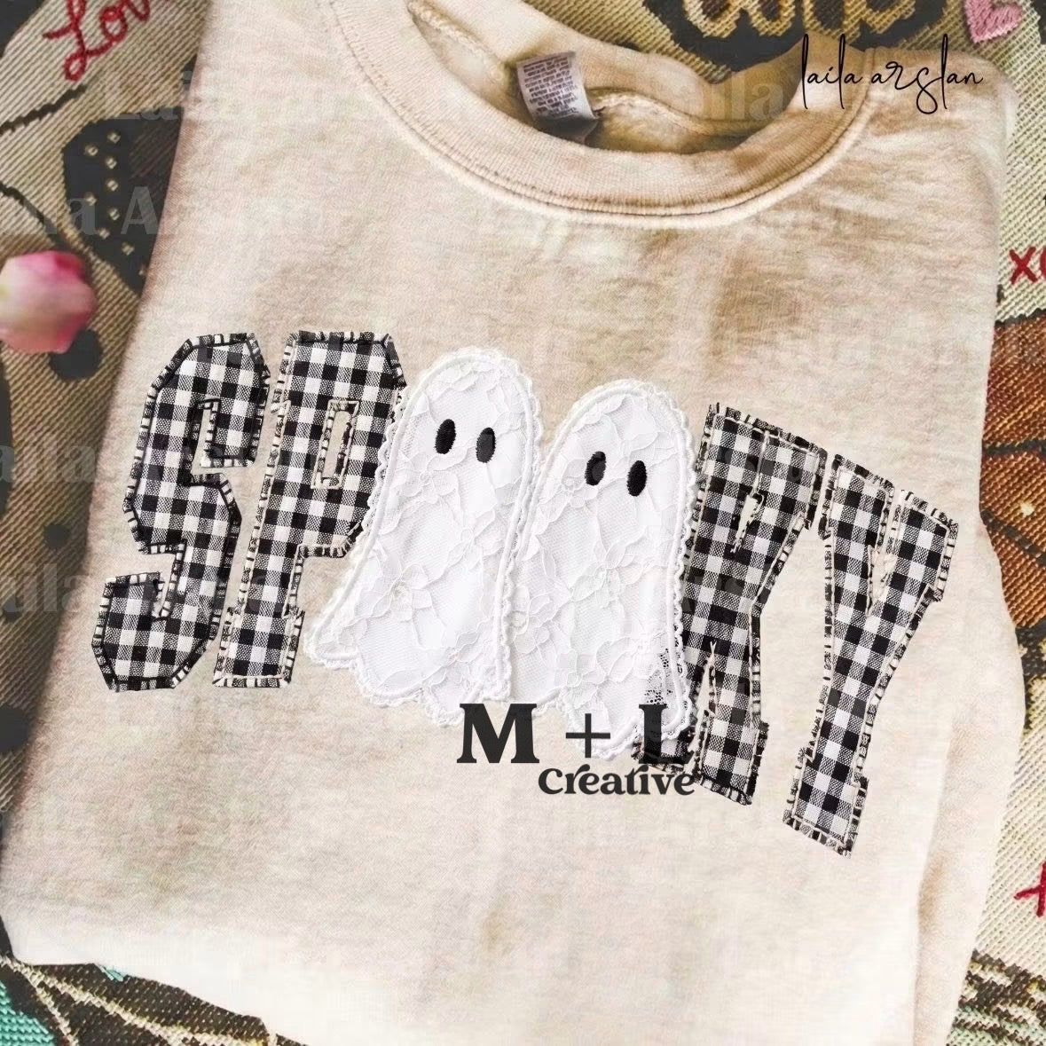 Lace and Fabric Spooky
