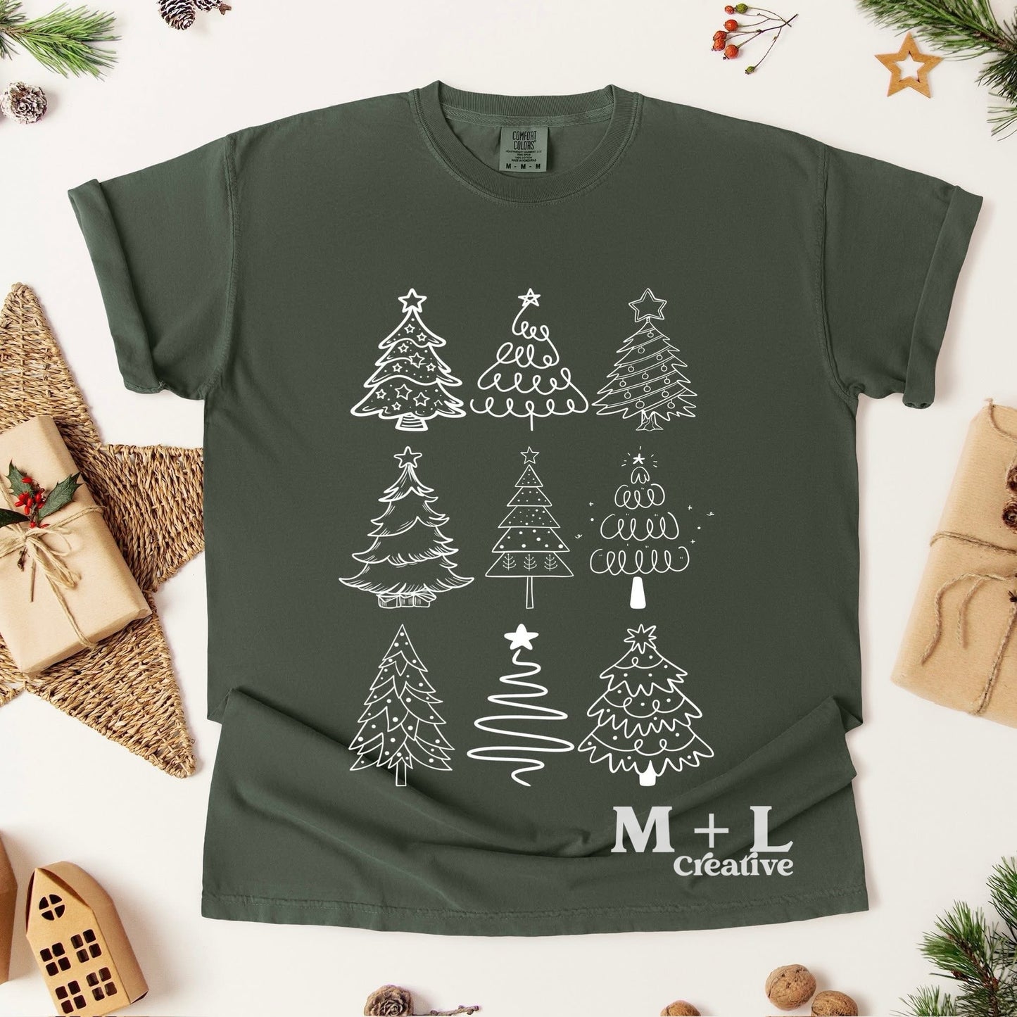 Christmas Tree Doodles