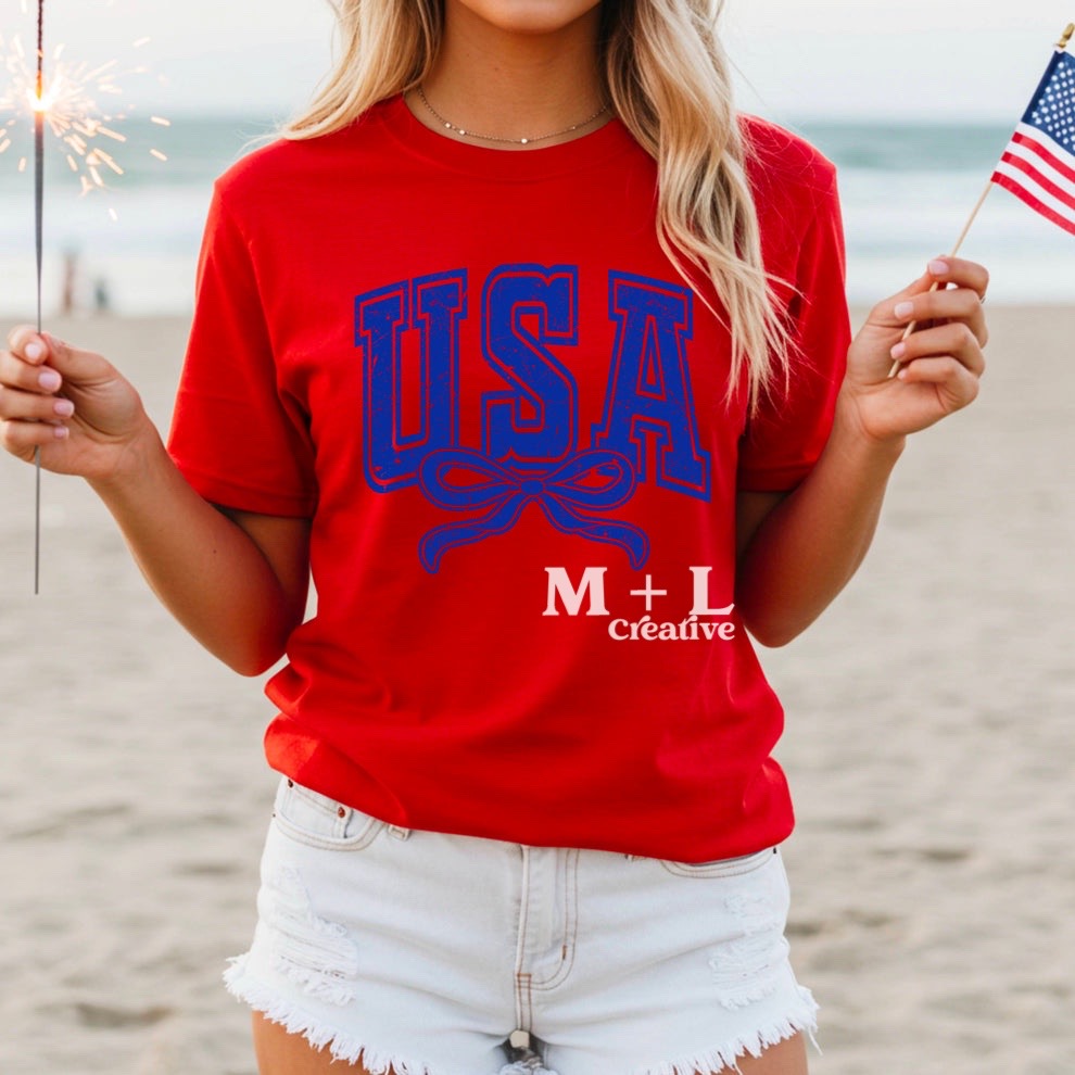 USA Bow Blue