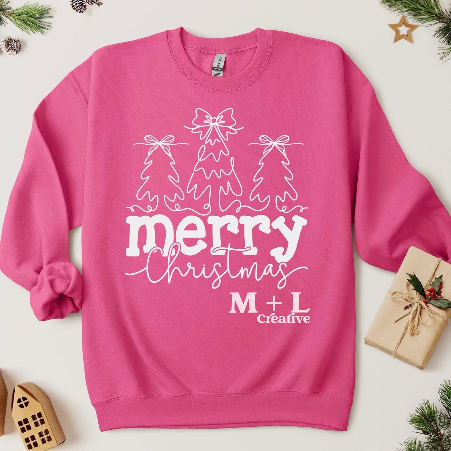 Merry Christmas Doodle Trees