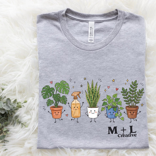 Plants Happy Doodles