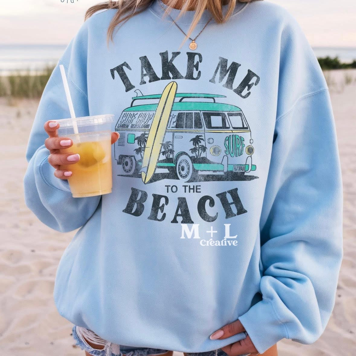Retro Take Me To The Beach