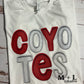 Coyotes Faux Embroidery