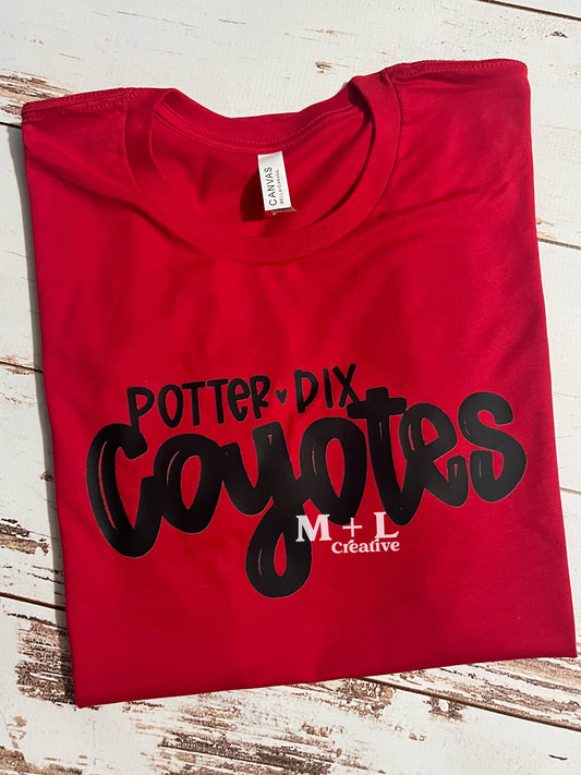 Potter-Dix Handlettered Black